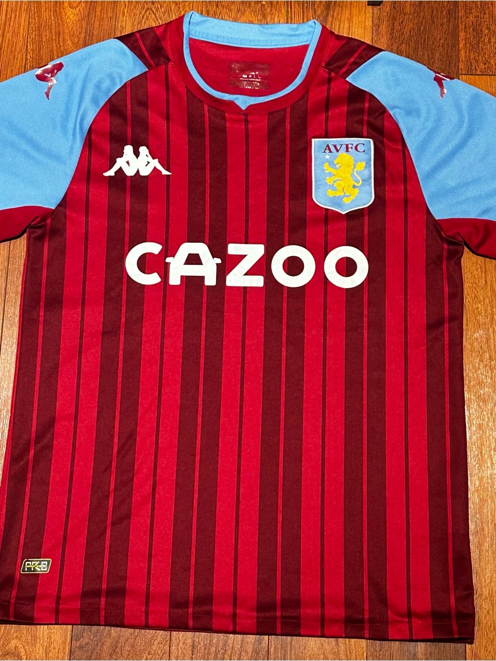 Kappa Aston Villa Kids Jersey - Claret & Sky Blue
